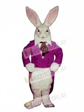 Cute Easter Bunny Rabbit with Jacket Mascot Costume