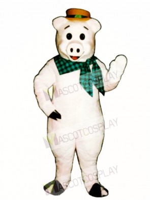 Straw Pig Mascot Costume