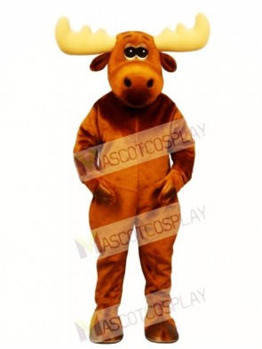 Cute Moony Moose Mascot Costume