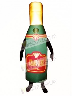 Champagne Bottle Mascot Costume