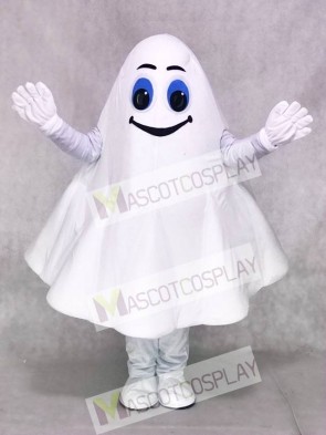 White Ghost Halloween Party Mascot Costume 