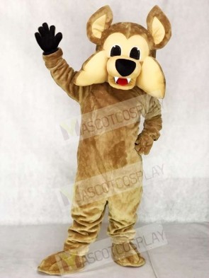 Coyotes Howler the Coyote Mascot Costume with No Shirt Wolf 