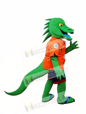 Green Lizard Mascot Costume Green Iguana Mascot Costume Animal 