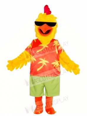 Hawaii Beach Rooster Mascot Costumes Poultry