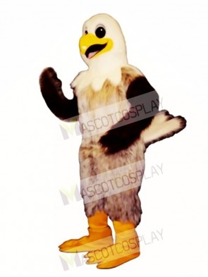 Cute Happy Hawk Mascot Costume