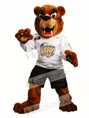 Fierce Brown Bear Mascot Costume Grizzlies Mascot Costumes