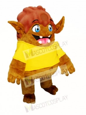 Brown Elf Mascot Costumes