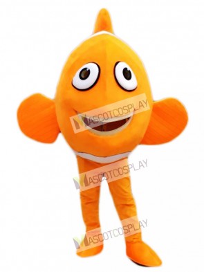 Finding Nemo Orange Clown Fish Mascot Costume Cartoon Character Halloween