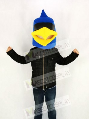 Blue Bird Only Head Mascot Costume Cartoon