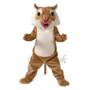 Cute Wildcat Cat Tiger Mascot Costume