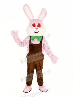 Easter Pink Robbie Rabbit Mascot Costume