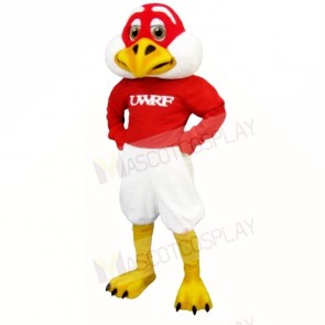 Red and White Freddie Falcon Mascot Costumes School