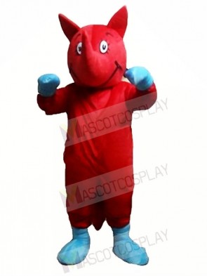 Red Rhino Mascot Costumes