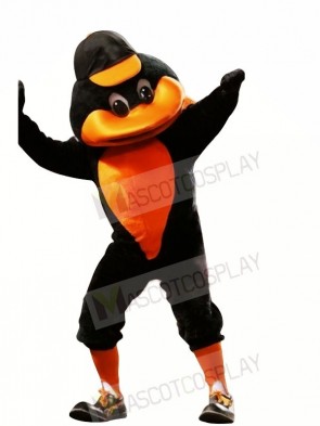 Sport Duck with Orange Hat Mascot Costumes Animal