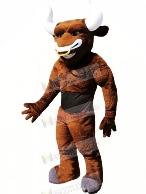 Lightweight Brown Bull Mascot Costumes Adult	