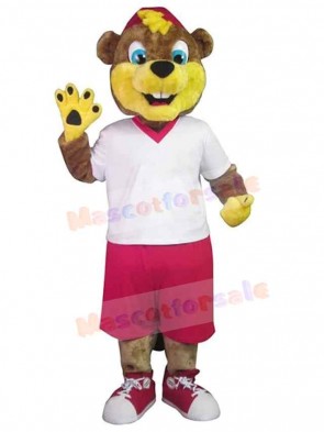 Beaver mascot costume