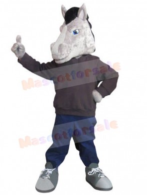 Mustang Horse mascot costume