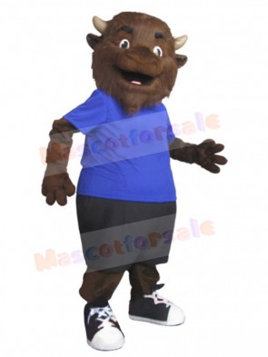 Bison mascot costume