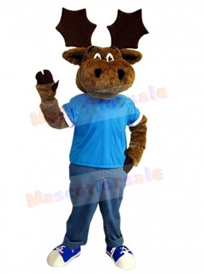 Moose mascot costume