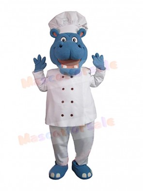 Hippo mascot costume