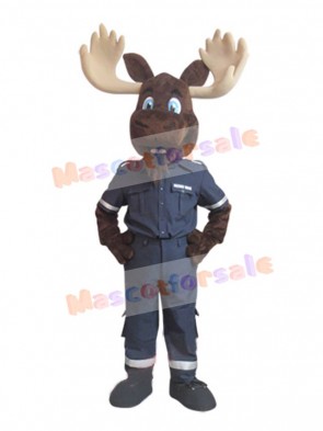 Moose mascot costume