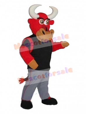 Bull mascot costume