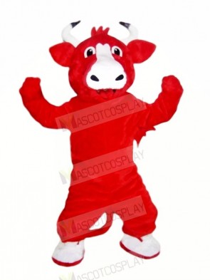 Happy Red Bull Mascot Costumes Cheap	