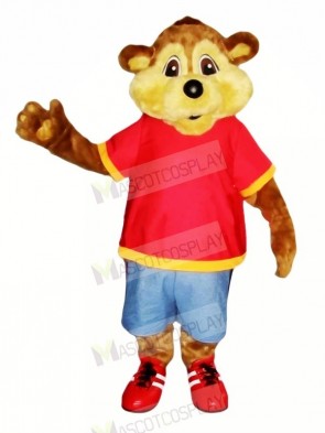 Quality Brown Beaver Mascot Costumes Cartoon