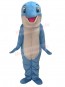 High Quality Cute New Blue Happy Dolphin Mascot Costume