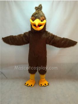 Long Hair Plush Hawk Falcon Eagle Mascot Costume
