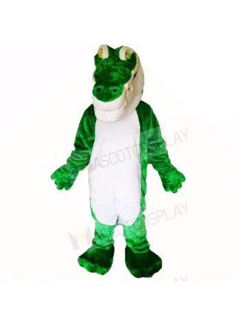 Green Crocodile Lightweight Mascot Costumes Adult