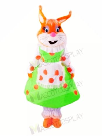 Super Cute Female Squirrel Mascot Costumes 