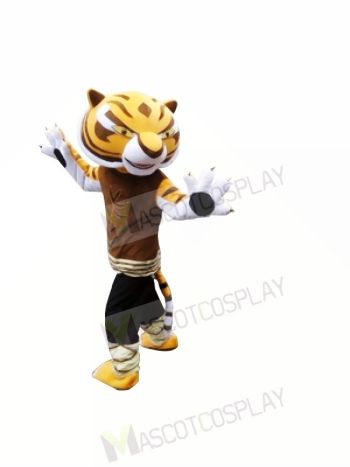 Cartoon Kungfu Tiger Mascot Costume Free Shipping 
