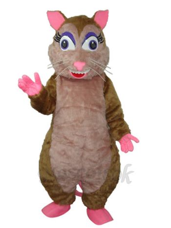 Vole Plush Mascot Adult Costume 
