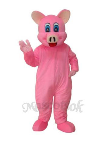 Pink Pig Mascot Adult Costume 