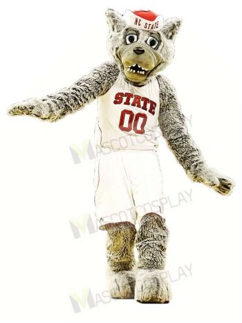 Sport Grey Wolf Mascot Costume 