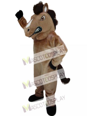 New Mustang Horse Mascot Costume 