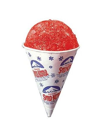 Snow Cone Mascot Costume Ice Cream