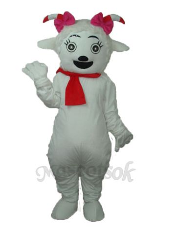 Beauty Sheep Mascot Adult Costume 