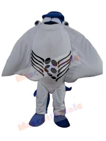 Manta Ray mascot costume