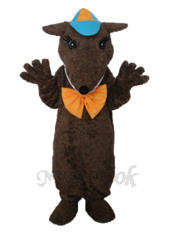 Brown Hairy Beast Mascot Adult Costume 