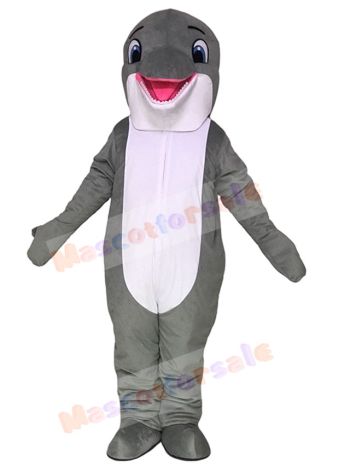 Lovely Grey Dolphin Mascot Costumes Sea Ocean 