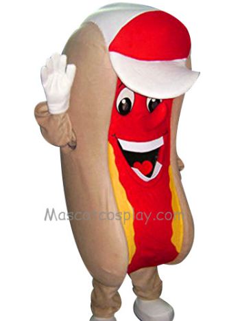 Hot Dog Mascot Costume Fancy Dress Outfit
