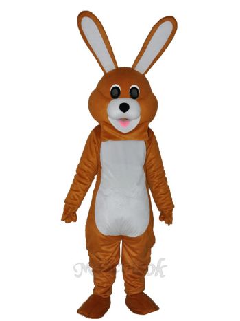 Easter Lovely Brown Rabbit Adult Mascot Costume 