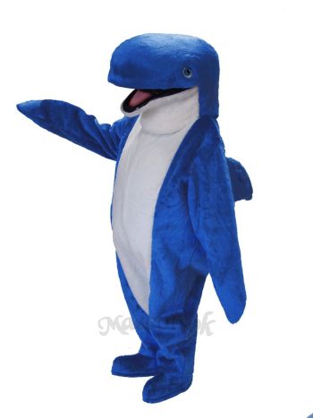 New Blue Whale Costume Mascot