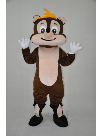 Brown Chipmunk Plush Adult Mascot Costume 
