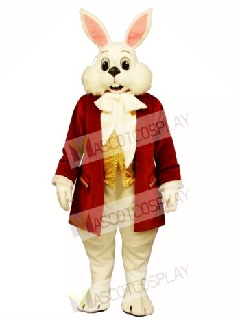 Wendell Red Rabbit Easter Bunny Mascot Costume