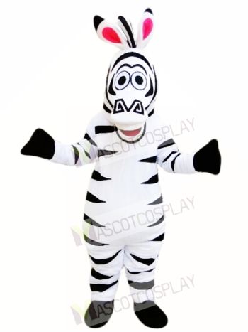 Cute Zebra Horse Mascot Costume
