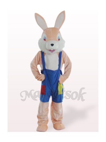 Easter Pink Funny Rabbit Plush Mascot Costume