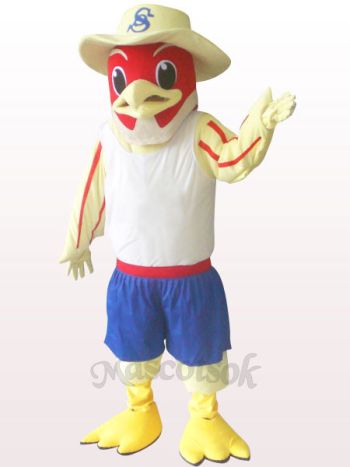 Red Bird Plush Adult Mascot Costume